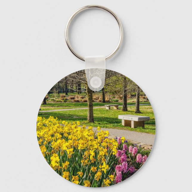 Vår Blomsterträdgård Nyckelring (Framsida)