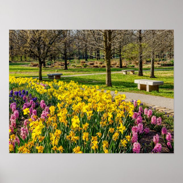 Vår Blomsterträdgård Poster (Framsidan)