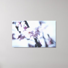 Vår blomstrar träd canvastryck