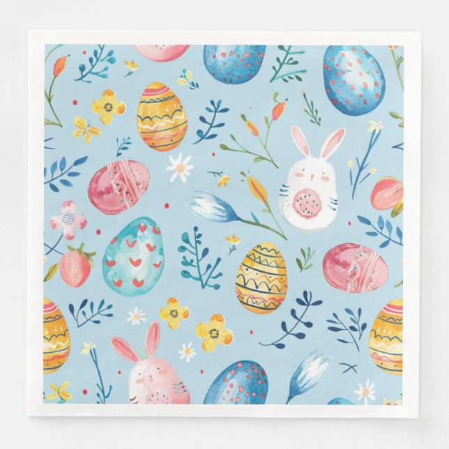Vår Bloom Påsk 4 Pappersservett (Framsida)