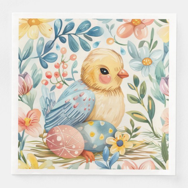 Vår Bloom Påsk 7 Pappersservett (Framsida)