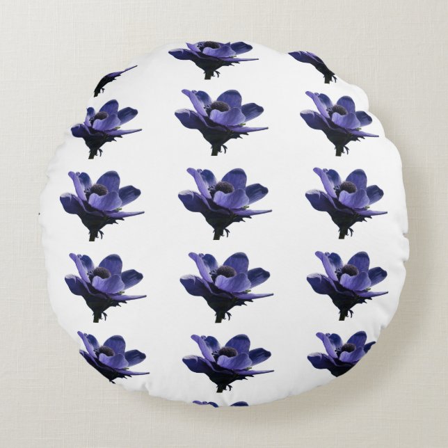 Vår Bloom Rund Kudde (Framsidan)