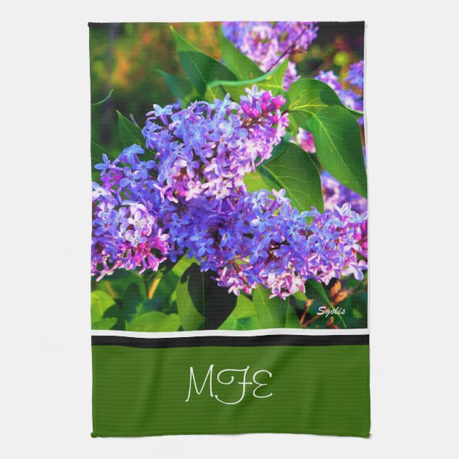 Vår Blooming Lilacs Kitchen Towel Kökshandduk (Vertikal)