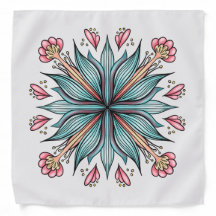 Vår Blooms: Geometrisk Blommigt