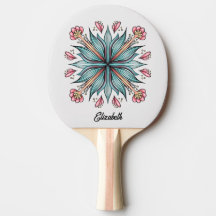 Vår Blooms: Geometrisk Blommigt