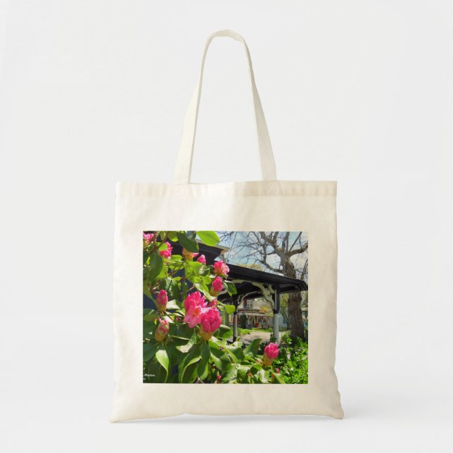 Vår Blooms i kuststaden - Martha's Vineyard Tygkasse (Framsidan)