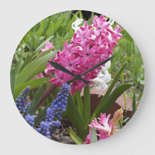 Vår blooms väggklocka