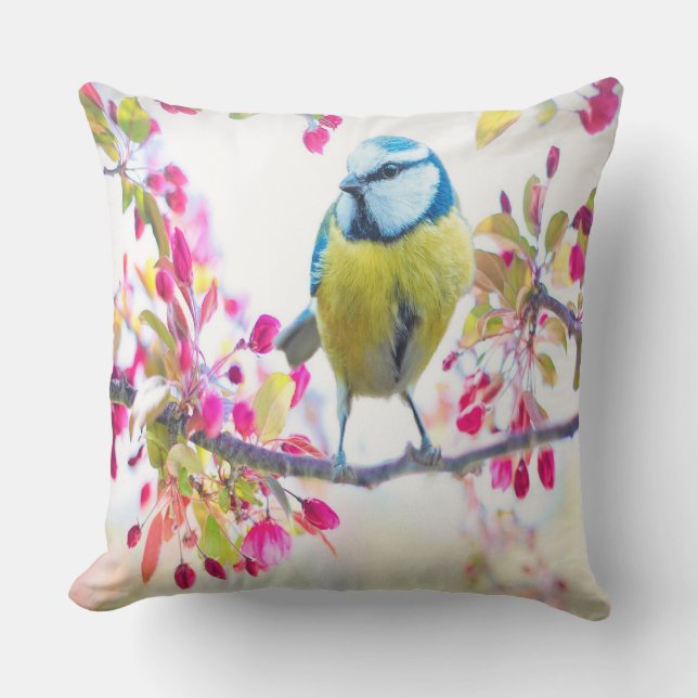 Vår Blue Bird Kudde (Framsida)
