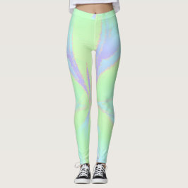 Vår Blue Grönt Violet Leggings