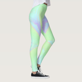Vår Blue Grönt Violet Leggings