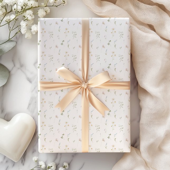 Vår Blue Wildblomma Presentpapper (Skapare uppladdad)