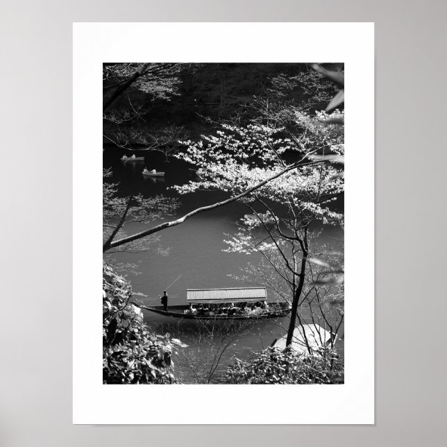 Vår Boating: Arashiyama, Kyoto Poster (Framsidan)