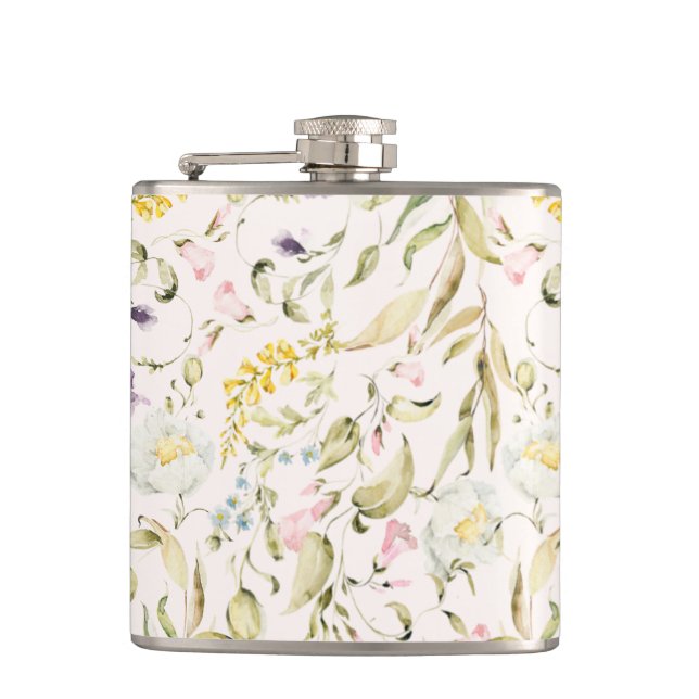 Vår Boho Wildblomma Pampas Bröllop Fickplunta (Framsidan)