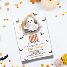 Vår Boo Nästan Förfallna Spök Halloween Baby Showe