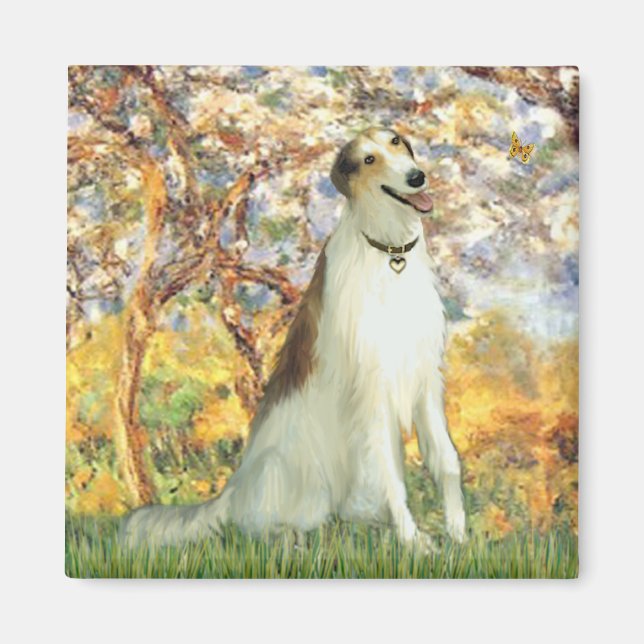 Vår - Borzoi Magnet (Framsidan)