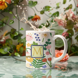 Vår Botanicals Monogram Kaffemugg