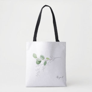 Vår Botaniska Anpassningsbarna Bridesmaid Tote Tygkasse