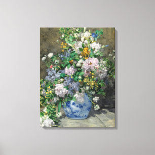 Vår Bouquet, 1866 av Pierre-Auguste Renoir Canvastryck