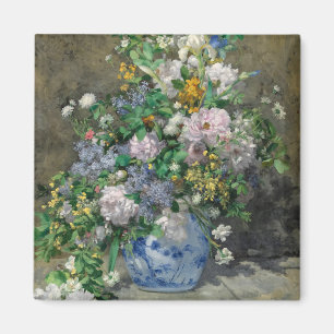 Vår Bouquet, 1866 av Pierre-Auguste Renoir Magnet