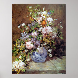 Vår Bouquet av Renoir Fine Art Print Poster