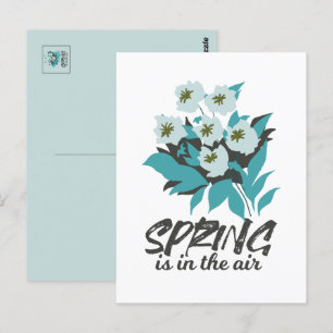 Vår Bouquet Charm - Vår ligger i Blommigten Luft Vykort