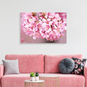 Vår Bouquet japansk Cherry-Blommar Poster Canvastryck