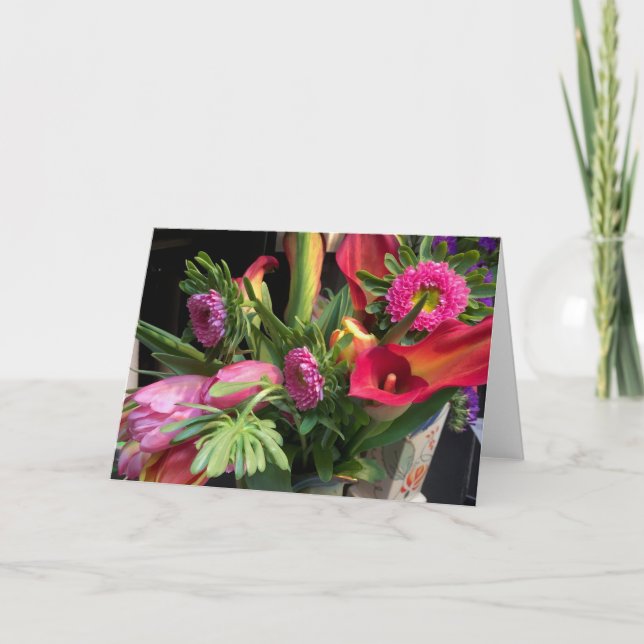 Vår Bouquet Kort (Framsida)