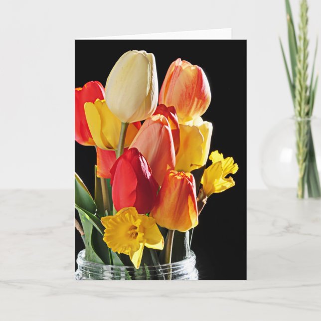 Vår Bouquet Kort (Framsida)