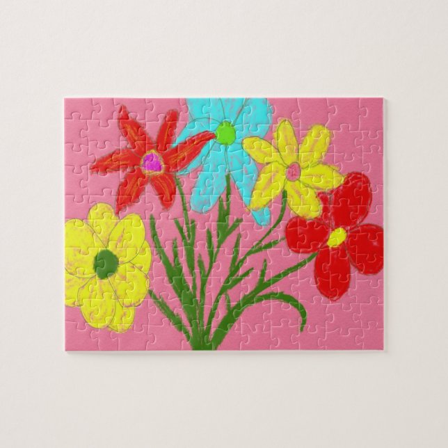 Vår bouquet pussel (Horisontell)