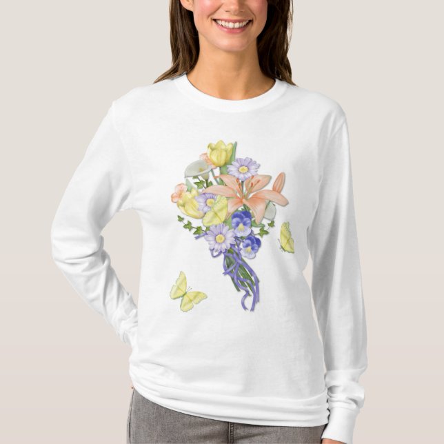 Vår Bouquet T-shirt (Framsida)
