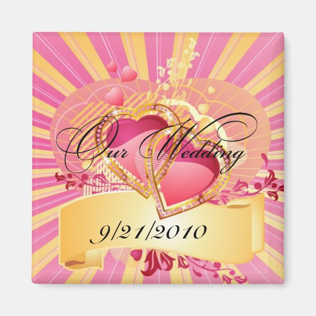 Vår Bröllop Magnet (Framsidan)