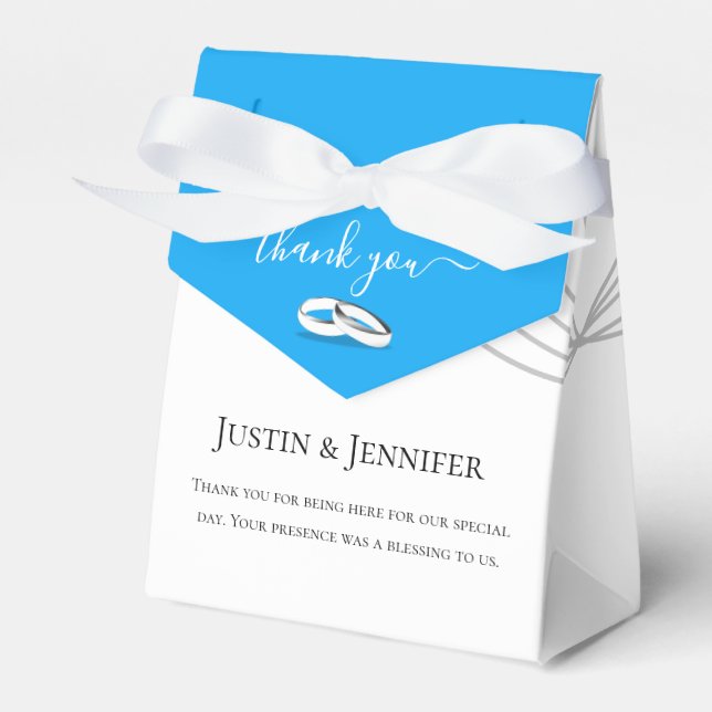 Vår bröllop Rehearsal Middag Presentaskar (Framsidan Sidan)