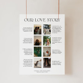Vår bröllop-teckenmall för artikel i kärlek med fo poster
