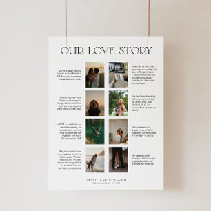 Vår bröllop-teckenmall för artikel i kärlek med fo poster
