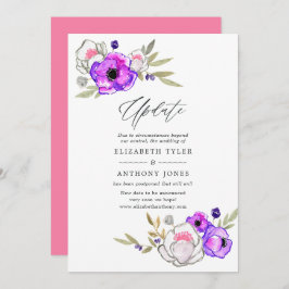 Vår bröllop Update Inbjudningar