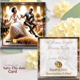 Vår Bröllopsdag blickar Elegant spara datumkortet