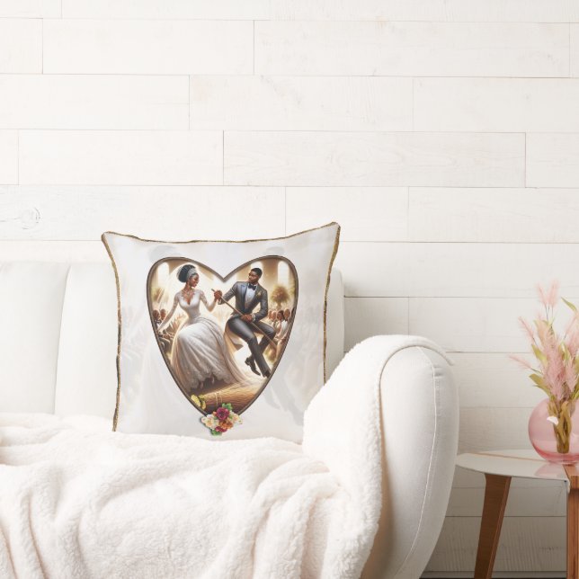 Vår Bröllopsdag Bliss Elegant Kudde (Soffa)