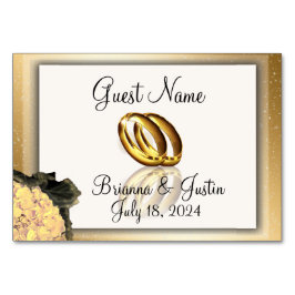 Vår Bröllopsdag Bliss Elegant Place Card Bordsnummer