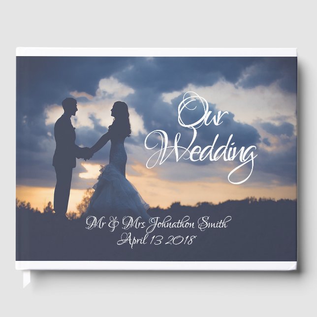 Vår Bröllopsdag Gästböcker (Framsida)