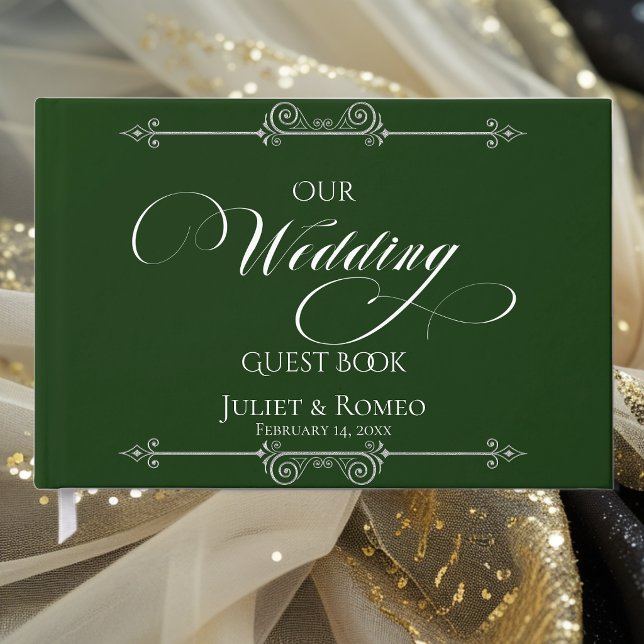 Vår bröllopsgästbok - Smaragd Gästböcker (Skapare uppladdad)
