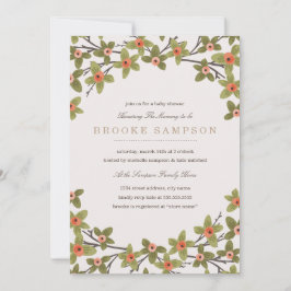 Vår Buds Baby Shower Inbjudningar