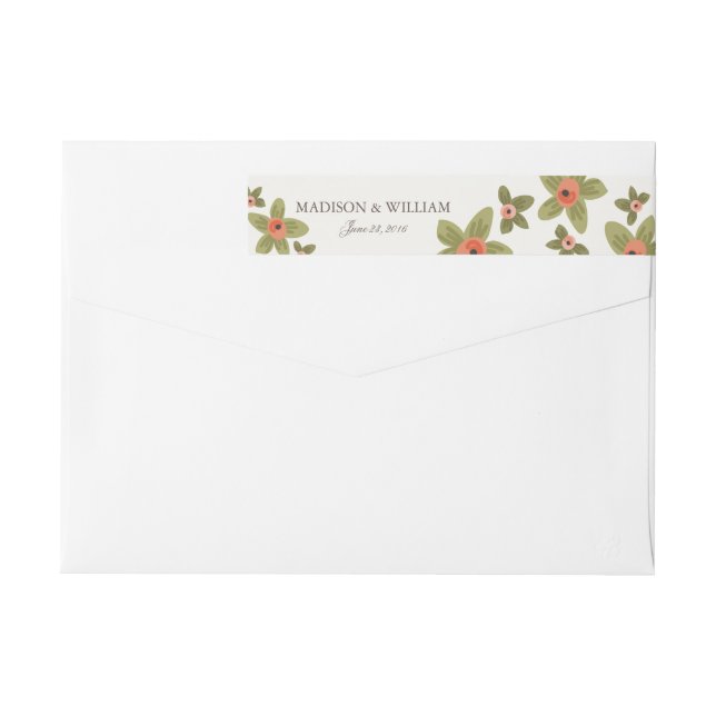 Vår Buds Bröllop Etikettband (Baksidan)