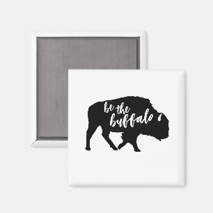 Var Buffalo Silhouette Magnet