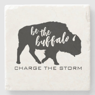 Var Buffalo Silhouette Stenunderlägg