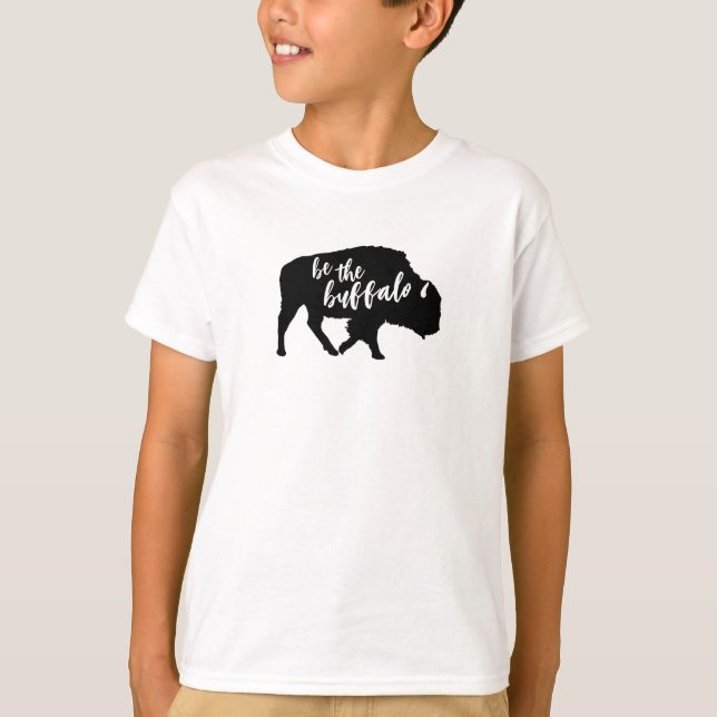 Var Buffalo Silhouette T Shirt (Framsida)