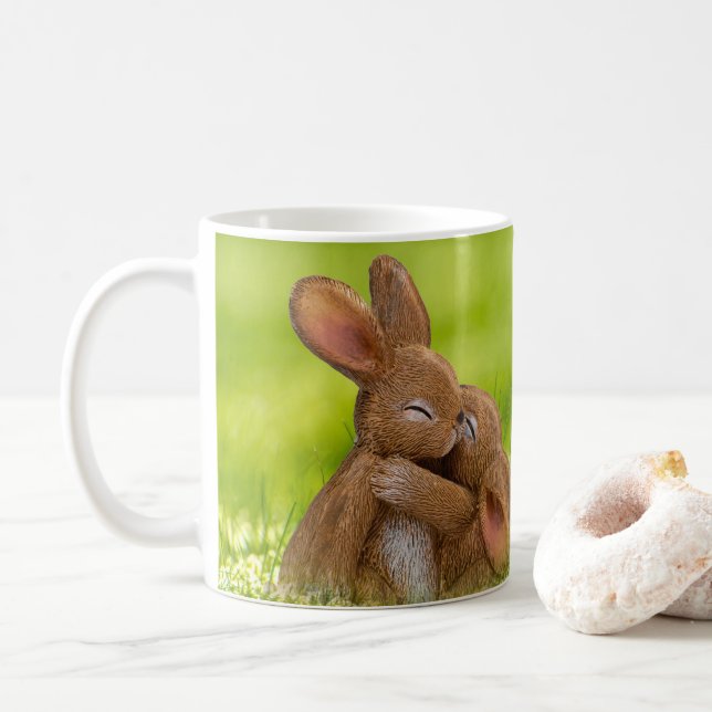 Vår Bunny Älskare Kaffemugg (Med munk)