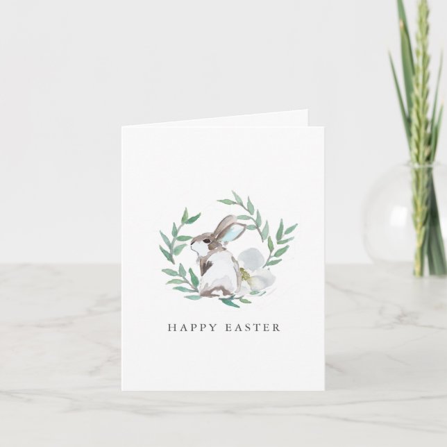 Vår Bunny-hälsningskort för födelsedag Helgkort (Framsida)