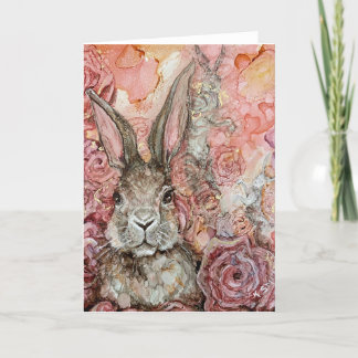 "Vår Bunny"-kort Tack Kort