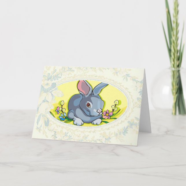 Vår Bunny Påsk-kort Helgkort (Framsida)