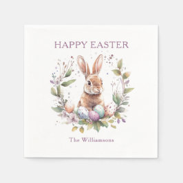 Vår Bunny Påskägg Utandningsluft Personlig Pappersservett